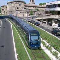 Tramway in Bordeaux, France