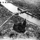 Aerial photo of Frankfurt Cathedral and City in 1945