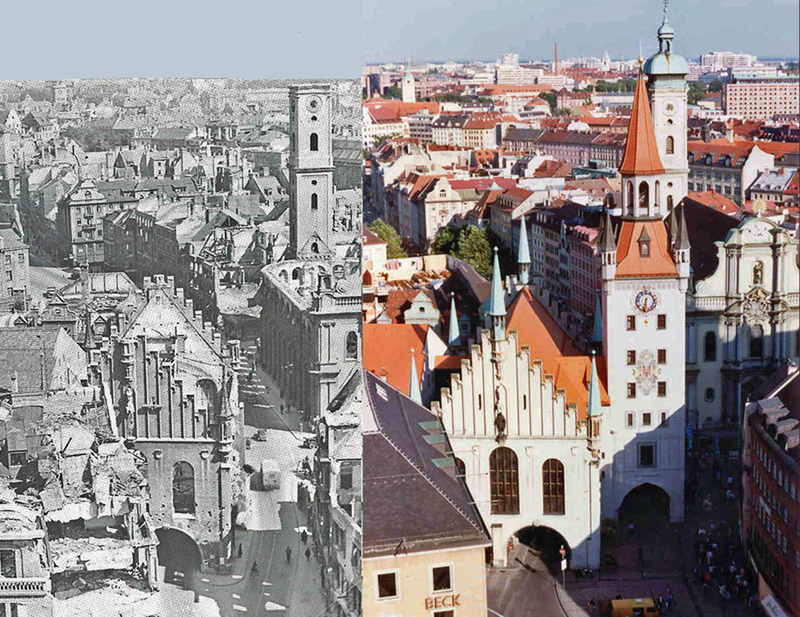 Bombing Damage To Munich During World War II Image Free Stock Photo Bombing Damage To Munich During World War II Image Free Stock Photo