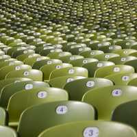 Seats of the Munich Olympic Stadium