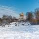 Winter English Garden in Munich, Germany