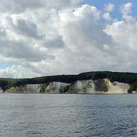 Sea Cliffs on the Baltic Sea in Germany