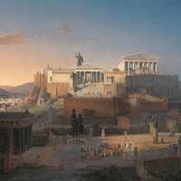 Idealized Reconstruction of the Acropolis of Athens