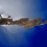 Satellite Image of Crete