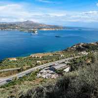 Souda in Crete, Greece landscape