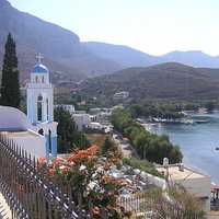 Emborios in the northernmost part of the island in Kalymnos, Greece