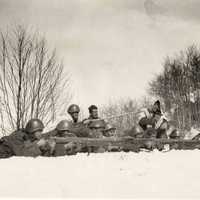 Greek soldiers in World War II fighting Italy