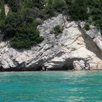 Rocky Shoreline with aquamarine water