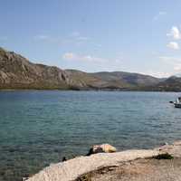 The Vouliagmeni lake in Loutraki, Greece
