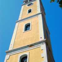 View of the clock tower in Komotini, Greece