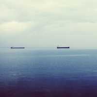 Boats on the sea near Thessaloniki