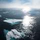 Ice Flows on Water in Greenland