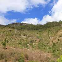 Looking at the peak near Pignon, Haiti