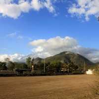 Mountain from far in Pignon, Haiti