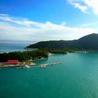 Paradise ocean landscape in Haiti