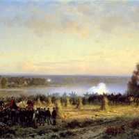 cannons-firing-across-the-potomac-battle-of-balls=bluff-american-civil-war