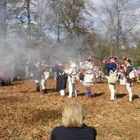 Battle of Cowpens Reenactment during the American Revolution