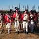 British Soldiers Reenactors at Cowpens Battlefield during the American Revolution