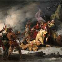 The Death of General Montgomery in the Attack on Quebec in the American Revolution