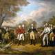 Surrender of General Burgoyne at Saratoga during the American Revolution