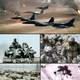 Collage of Gulf War battles