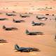 F-15Es parked during Operation Desert Shield in the Gulf War