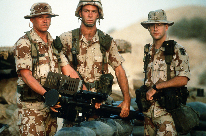 US Army soldiers from the 11th Air Defense Artillery Brigade during the