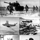 Korean War Collage Black and White