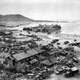 Tank landing Ships unload men at Inchon during the Korean War