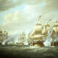 Battle of San Domingo at Sea during the Napoleonic Wars