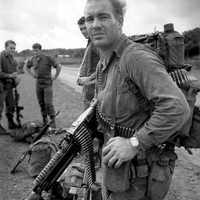 Australian soldier in Vietnam during the Vietnam War
