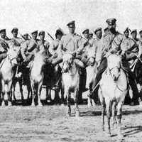 Russian cossack in World War I