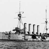 The armoured cruiser HMS Cressy in World War I