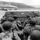 American troops approaching Omaha Beach on Normandy Beach, D-Day, World War II