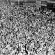 Crowds celebrating V-J Day in Times Square, New York, End of World War II