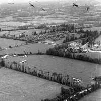 Gliders are delivered to the Cotentin Peninsula during D-Day, World War II