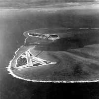 Midway Atoll in the Ocean