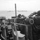 Officers on the bridge of an escorting British destroyer, Battle of the Atlantic