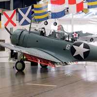  SBD-2 dive bomber at the Battle of Midway, World War II