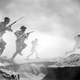 Soldiers of the 9th Australian Infantry Division on the attack, Second Battle of El Alamein