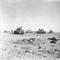 Tanks of 8th Armoured Brigade during the Second Battle of El Alamein, World War II