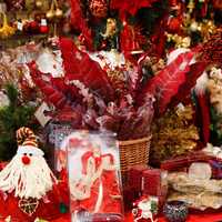 Christmas Toys and Decorations in a store