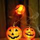Jack-O-Lantern Lights at Halloween