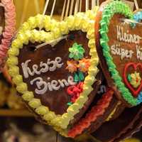 Heart Shaped Pies with decorations for Valentine's Day