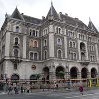 Andrássy Avenue building in Budapest, Hungary