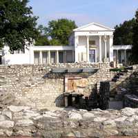 Archaeological park of the Aquincum Museum in Budapest, Hungary