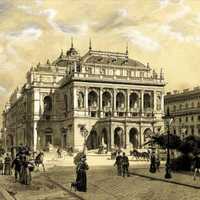 Hungarian State Opera House in Budapest, Hungary