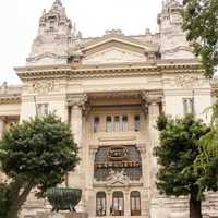 Hungarian Television seat at Liberty Square in Budapest, Hungary