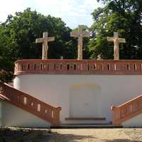 Calvary in the Erzsébet Park in Godollo, Hungary