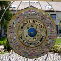 World Peace Gong in Godollo, Hungary